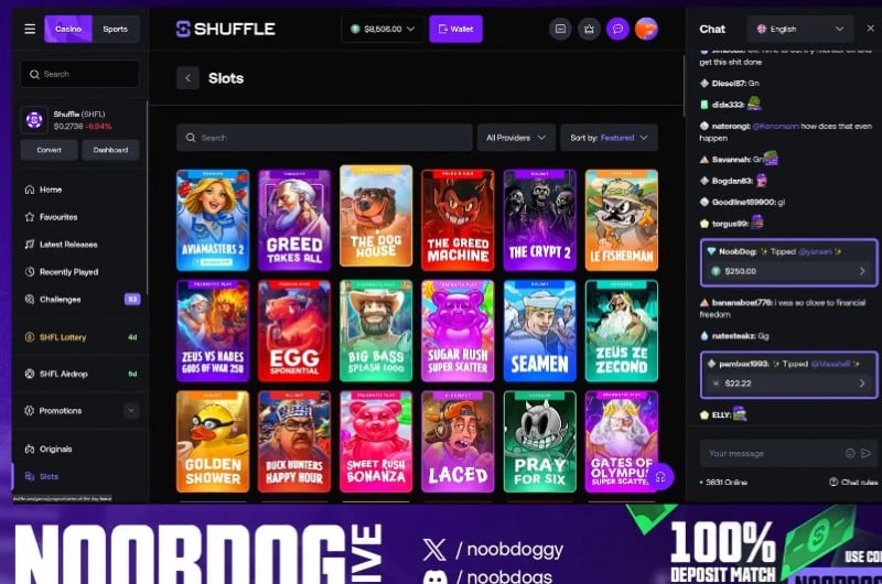 Noobdog Shuffle Rakeback Recovery